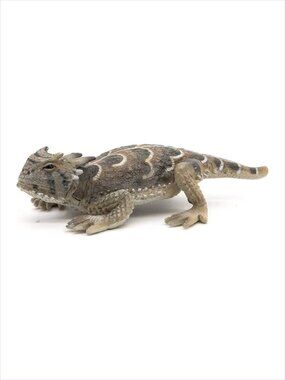 Papo Horned Lizard Animal Figurine New w/Tag Add-On Item Age 3+